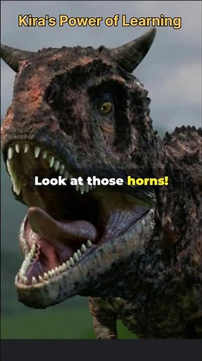 This Dinosaur Had HORNS and TINY ARMS?! | Carnotaurus Explained in 30 Seconds! #dinoscience #dino