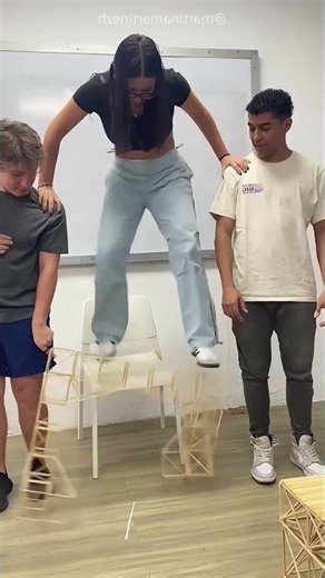 Popsicle Stick Bridge Challenge Gone CRAZY! 😱🌉 #shortvideo