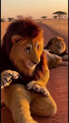 Will the Lions Accept Him? 🦁 A Lion Costume in the African Savanna #shorts