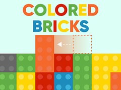 Game Colored Bricks online. Play for free
