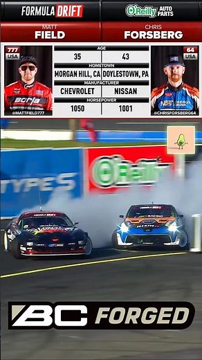 Chris Forsberg VS Matt Field✨ Formula Drift Seattle 2025 Round 6
