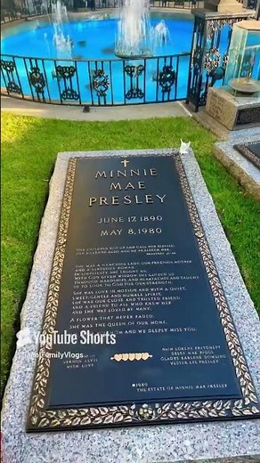 Elvis Presley’s Grave at Graceland The King #elvis #elvispresley #graceland #elvisgraceland #grave