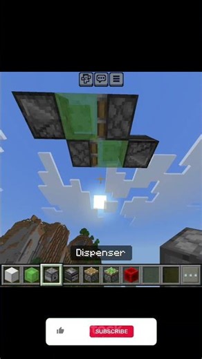 Easy bomber plane in Minecraft bedrock #minecraft #minecrafttips #minecraftpe #redstone