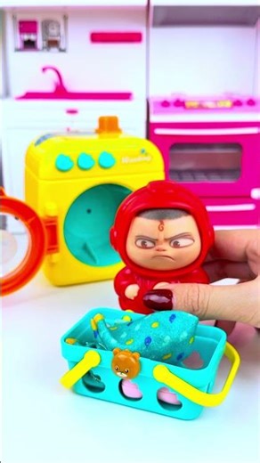 ASMR Toy Unboxing Cocomelon & Nezha Washing Machine Set Toy | Satisfying Toy Play with Bumba ASMR