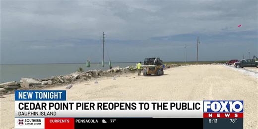 Cedar Point Pier reopens to the public