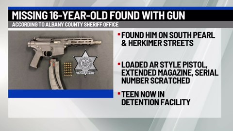 16-year-old reported missing found with loaded gun in Albany