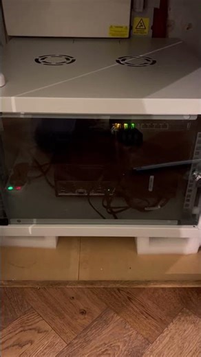 Is this home lab rack too small already? #homelab #10gbs #networking