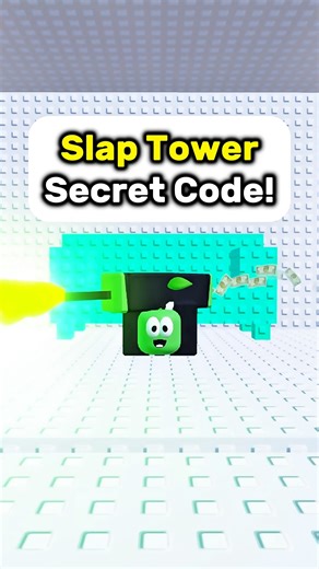 Slap Tower Secret Code! #roblox #robloxshorts