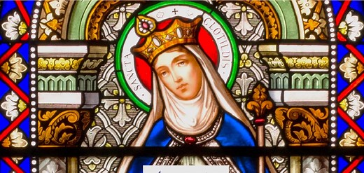 St. Clotilde the Queen of France, Wife of King Clovis, who was Dedicated to Prayer - Patron Saint of Brides, Adopted Children and Widows - Saint June 3