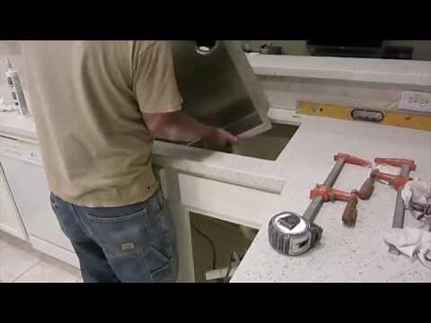 How to install White Quartz Countertops. MSI - Iced White - Kitchen remodel
