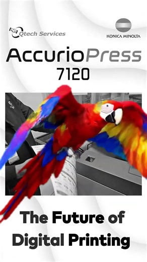 Experience Konica Minolta AccurioPress 7120 – high-speed, high-quality digital printing