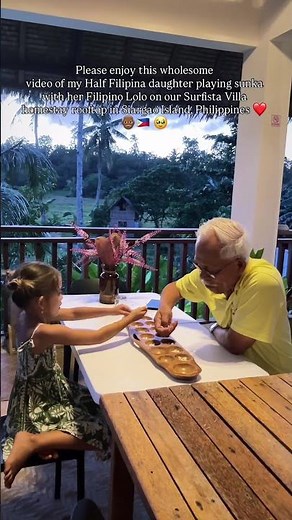 Playing sunka with Lolo