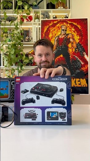 LEGO SEGA Genesis and Mega Drive🔥 #lego #40926 #rlfm #sega #segagenesis #segamegadrive #retrogaming