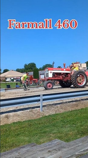 Farmall 460 Tractor Pull- South Dayton,NY Antique Tractor Pull #tractorpulling #farmall #tractorpull