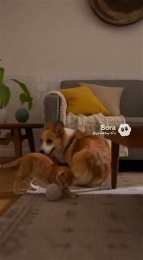 OMG! Cats and dogs fighting!OMG!貓狗大戰!#cat #dog #fighting #short