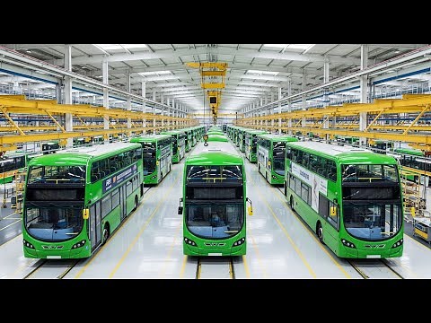 How Alexander Dennis Enviro400 Double‑Decker Buses Are Made | Inside Bus Factory (Full Process)