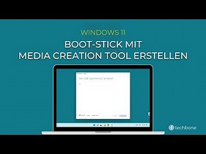 Boot-Stick mit Media Creation Tool erstellen [Windows 11]