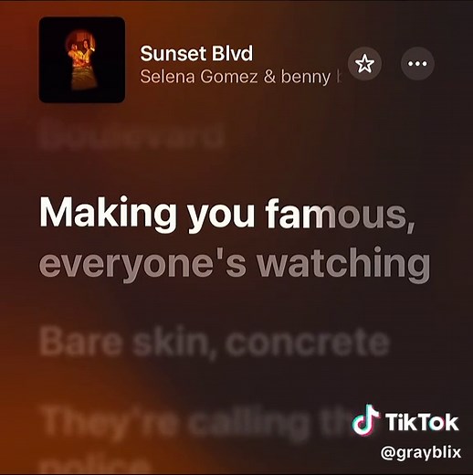Sunset Blvd by Selena Gomez: Lyrics and Analysis