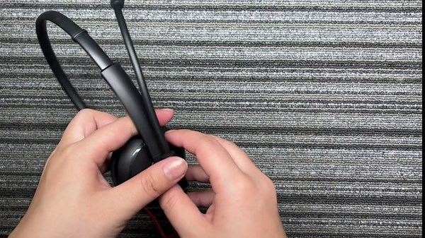 NUBWO HW03 Wired Headset with Microphone, Computer Headset with Microphone, in-Line Control for Laptop, Office, Business, Call Center