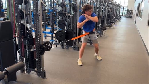 Jamie Blatnick on Instagram: "QB work with banded cable stack. #football #mtsu"