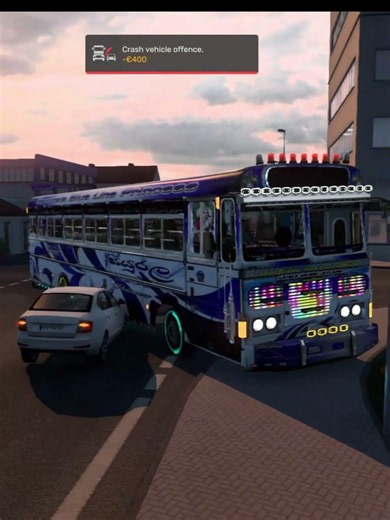 ශෙක් අප්පා බස් එක හප්පුවනේ ශික් #truckpisso #ets2 #eurotrucksimulator2 #truckgaming