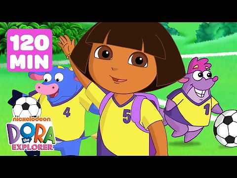 Dora the Explorer's Sports & Games Camp Adventures! #4 ☀️ 120 Minutes | Dora & Friends