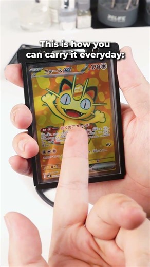 Safe and Portable LED Display Case For Your Cards?💡🤯 #collectiblecards #pokemoncards