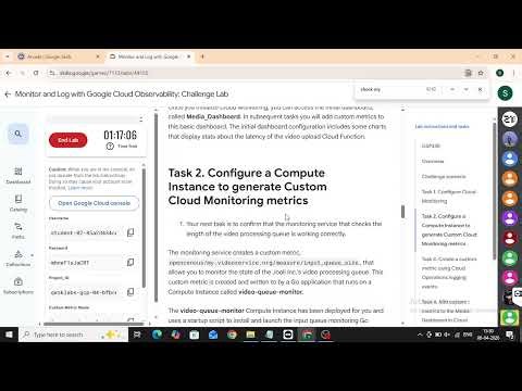 Monitor and Log with Google Cloud Observability: Challenge Lab
