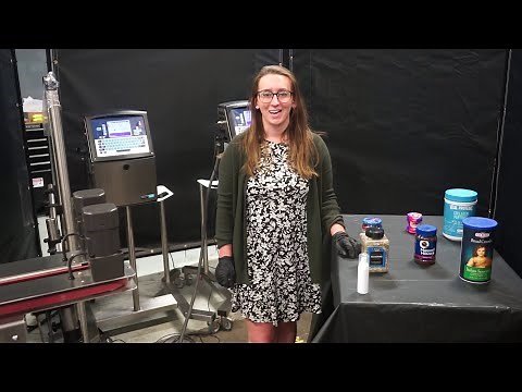 Video Jet Model 1220 Stainless Steel Ink Jet Coder Demonstration