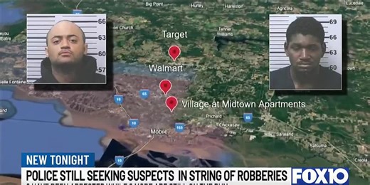 Series of armed robberies strikes Mobile businesses and residents