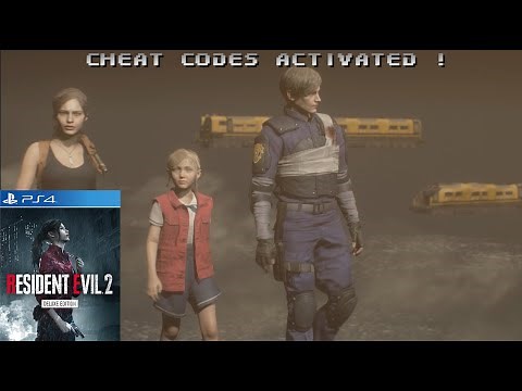 Resident Evil 2 Remake | PS4 | Cheat Codes Activated | 2nd run with More cheats.