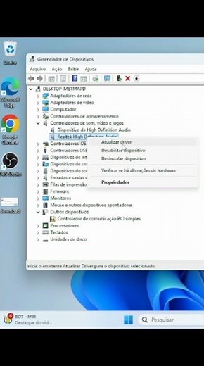 Nenhum alto falante ou fone de ouvido conectado ✅Resolvido #realtek #fonedeouvido #som
