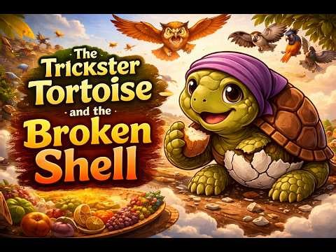 The Trickster Tortoise and the Broken Shell – African Folktale