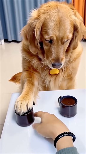 Paw some Shell Game Buddy's Big Win #goldenretreiver #aianimation #dog @MarjBuddyTV