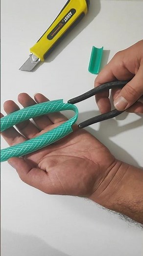 wow!How to easily make spring-loaded handles on pliers? #tip #