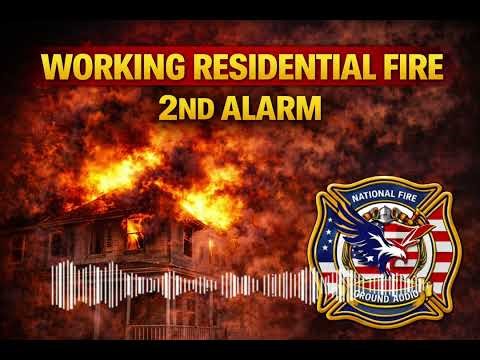 2Alarm Structure Fire [Saratoga County] Heavy Fire Showing on Chief Arrival Fireground Audio