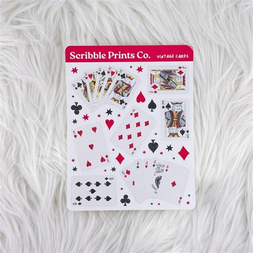 Vintage Cards – Deco // Matte Journal Stickers - Etsy