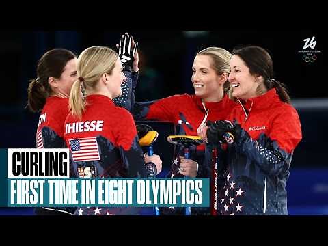 USA women's curling team defeats Canada for first time