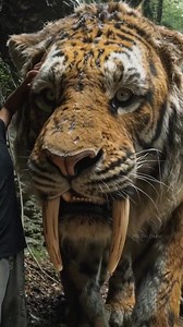 My King Sabertooth Tiger🔥👑🐅💀 #reel #reels #fbpro #tiger #cute #beauty #wonderful #aivideo #big #huge #viral #fyp #wildlife #everyone #post #new #lion #fake | Dio David