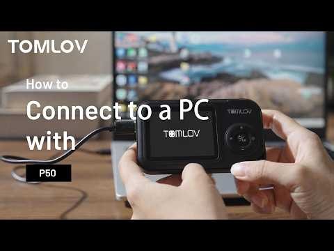 How to Connect TOMLOV P50 to Your PC | Large-Screen Viewing Tutorial