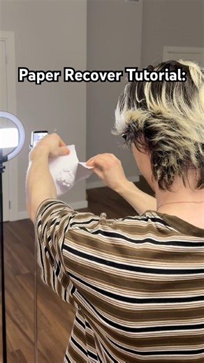 PAPER RECOVER TUTORIAL📝
