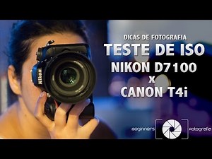 ISO Test - Nikon D7100 x Canon T4i