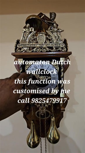Automaton wallclock. | Antique Clocks India