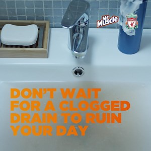 99K views · 56 reactions | Don’t wait for stoppage time. Mr Muscle Gel tackles drain blockage in five minutes. Buy it before you need it. | Mr Muscle | Facebook