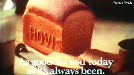 Iconic advert for Hovis bread from 1973 of a boy on a bike