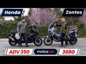 🤩 Honda ADV 350 vs Zontes 368G 2025 / The Showdown of the Year! / Review / Comparison / motos.net