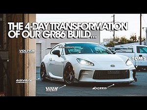 The 4-Day Transformation Of Our GR86 Build...