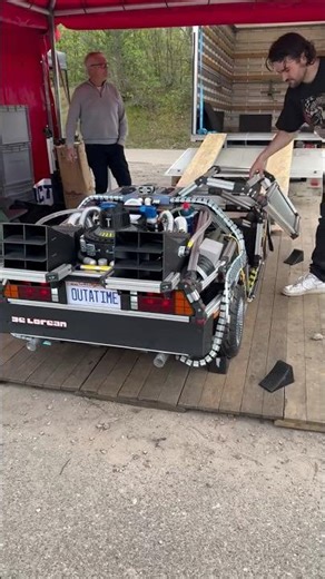 DIY Electric Engine DeLorean