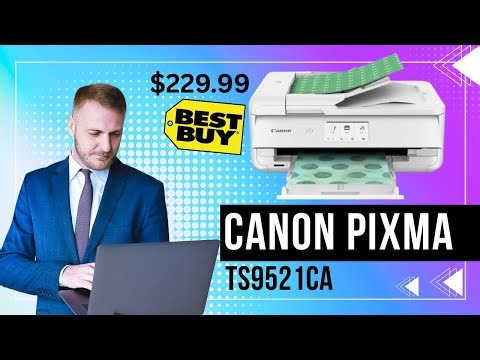 Canon PIXMA TS9521Ca Wireless All-In-One Inkjet Printer Review | Best All-Round Home Printer in 2025