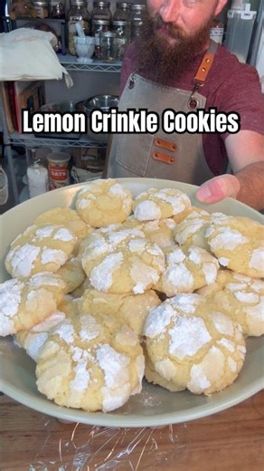 Lemon Crinkle Cookies